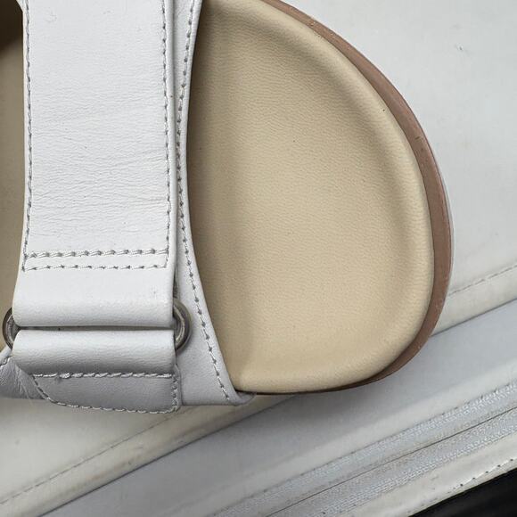 Sam Edelman Eliana Lug Sole Clog Sandal Open Toe EUC White SINGLE LEFT SHOE- 8.5 - Picture 6 of 9